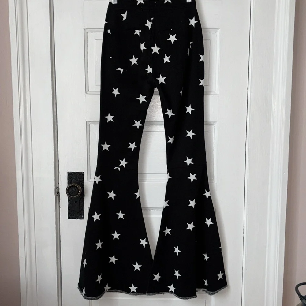 ALTAR’D STATE STARRY HIGH RISE FLARE JEANS - Picture 6 of 10